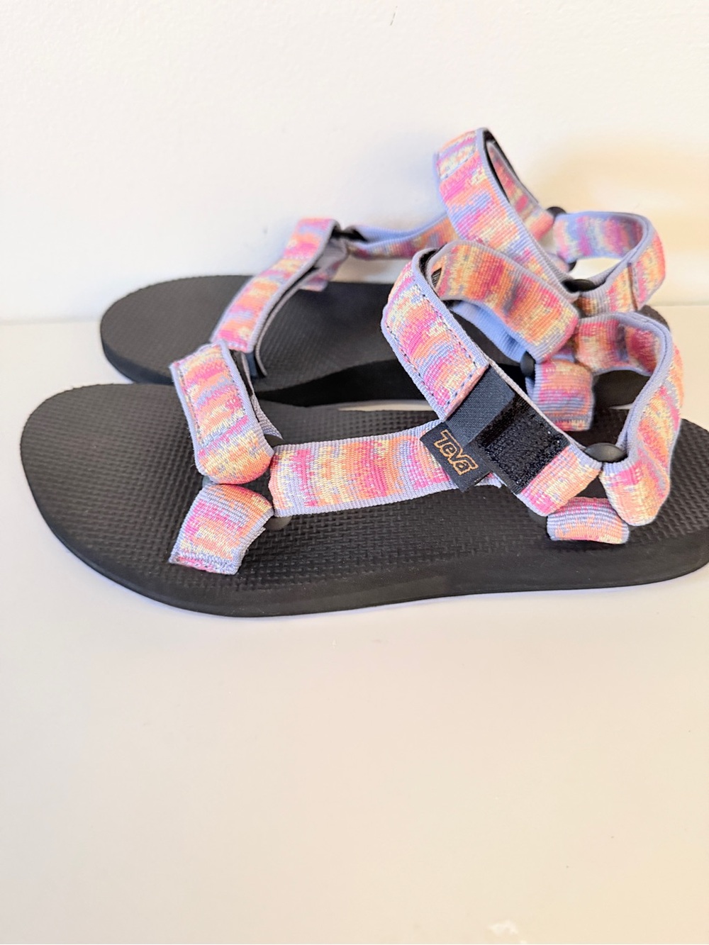 Teva Original Universal Pastel Multi Sport Sandals. Sz 7 - Picture 2 of 7
